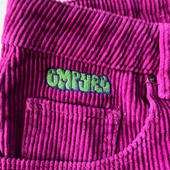 Empyre Tori 90s Berry Corduroy Skate Pants Size 10 - Picture 13 of 13